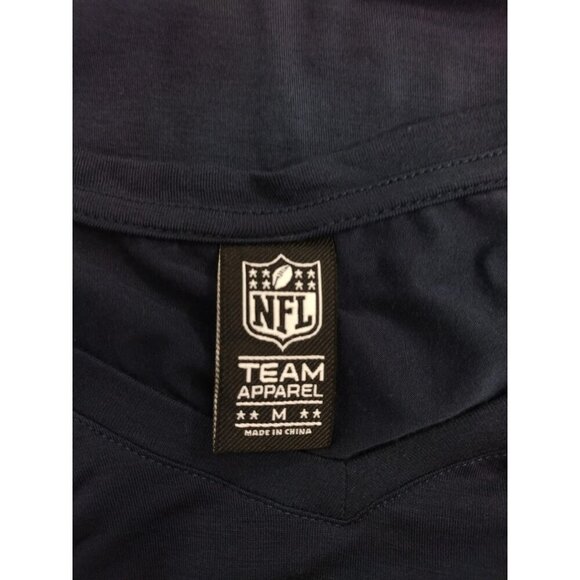 Seattle Seahawks Womens NFL Team Apparel Graphic Tee Shirt Navy Blue M. NWT. - Picture 3 of 8